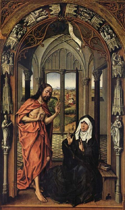 Rogier van der Weyden Christ Appearing to His Mother oil painting image